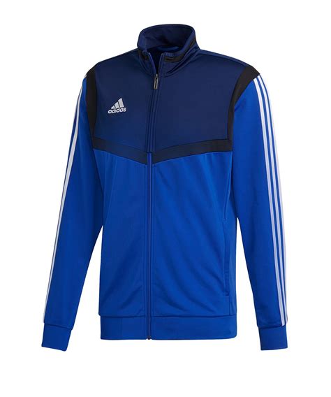 adidas blaue jacke mit weißen dreiecken|Blaue Jacken .